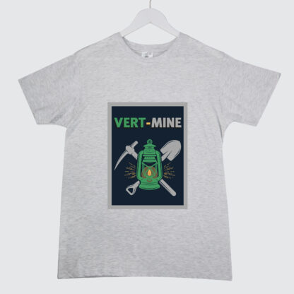 T-shirt Vert-mine